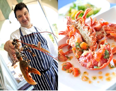 Cornish lobster with a tomato vierge